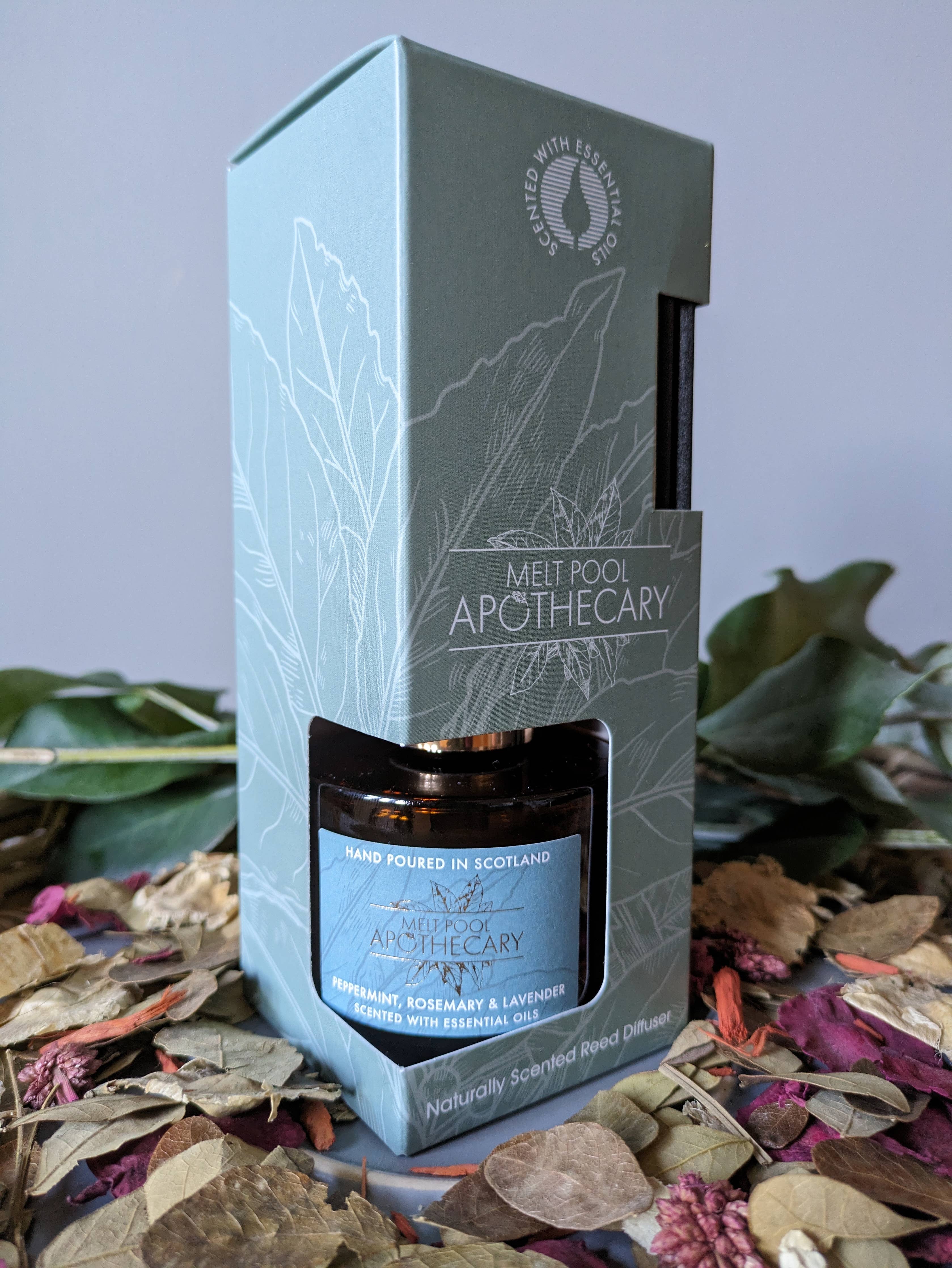 Reed Diffuser - Peppermint, Rosemary & Lavender