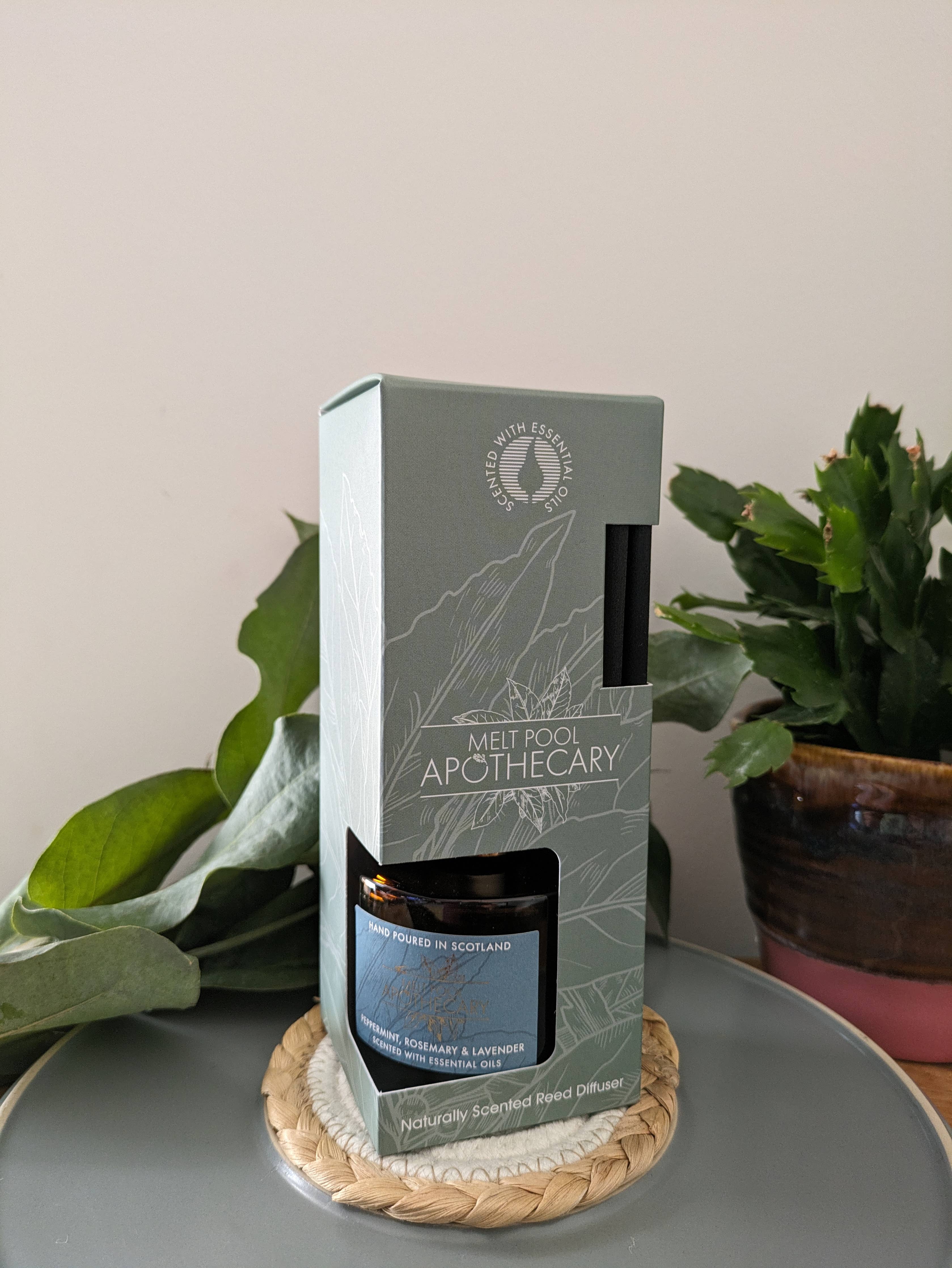 Reed Diffuser - Peppermint, Rosemary & Lavender