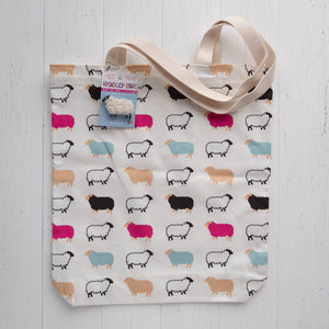 Woolly Ewe Tote Bag - Born and Bred in Scotland