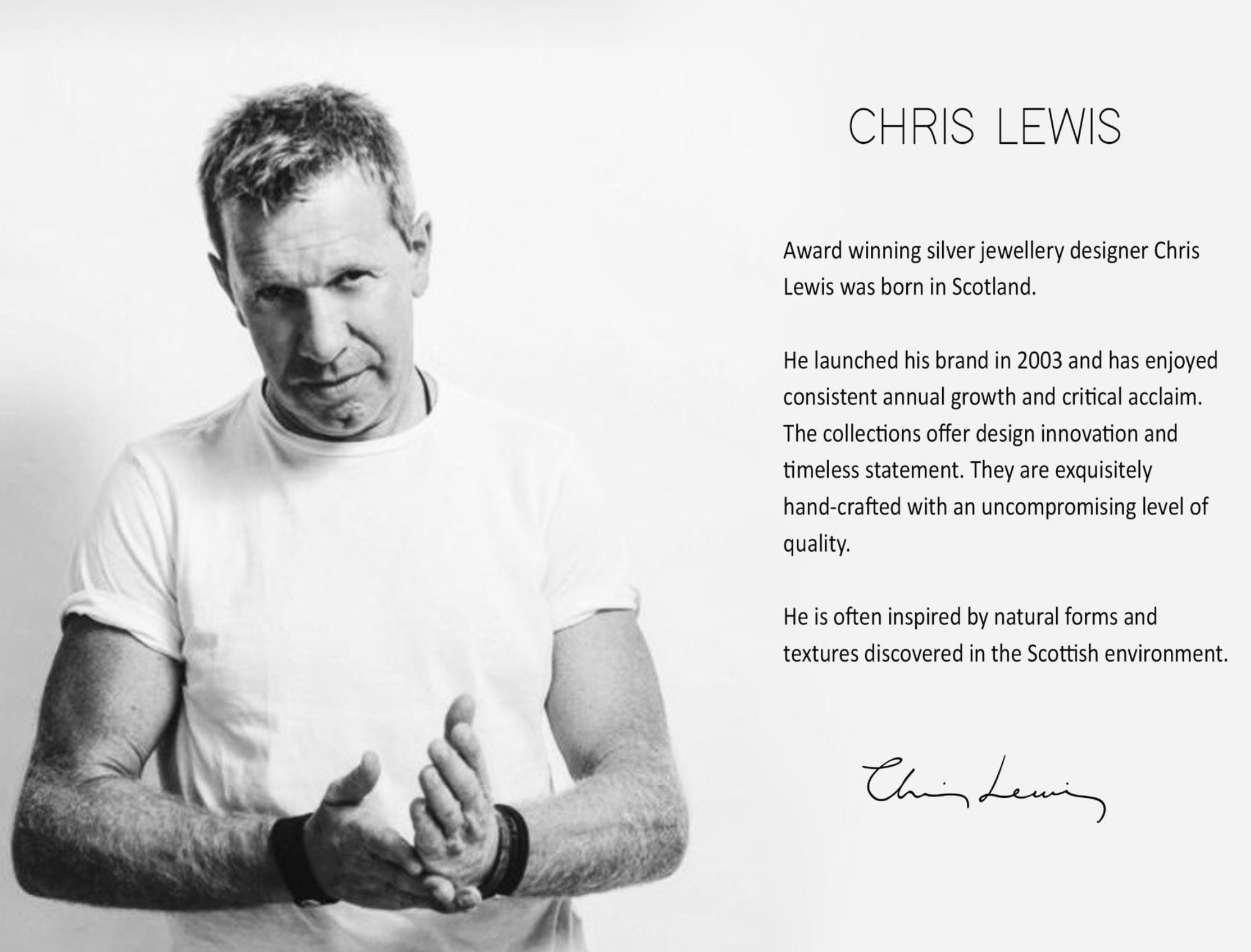 Chris Lewis Polished Pebble Bracelet