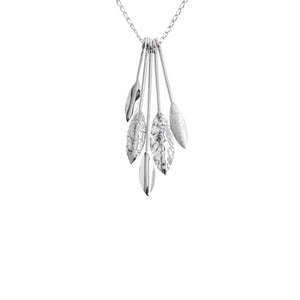 Chris Lewis Hanging Leaves Necklace