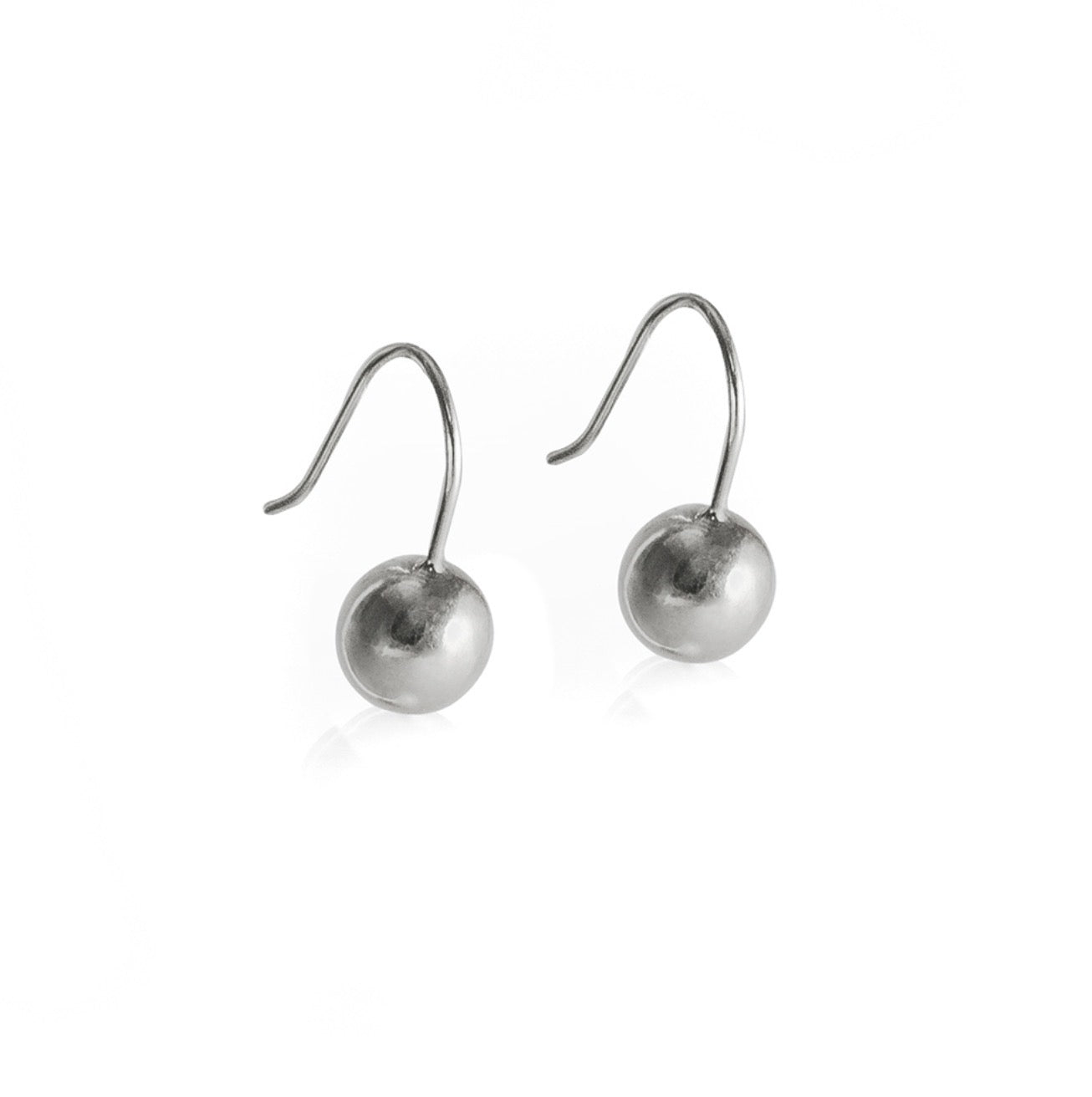 Tales From The Earth Silver Sphere Earrings
