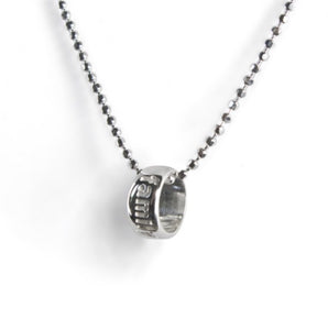 Tales From The Earth Silver Family Word Circle Necklace